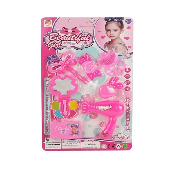 Szépség szett fényképezőgéppel és hajszárítóval