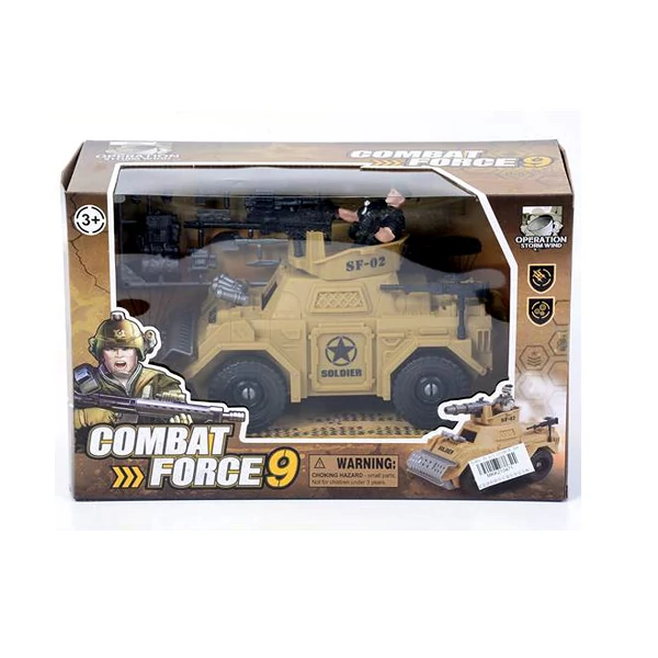 Páncélozott csapatszállító katonával