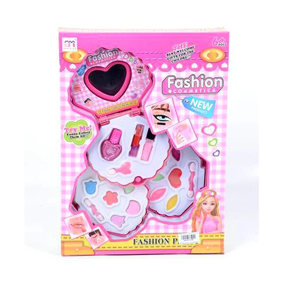 Kagyló alkú smink készlet tükörrel