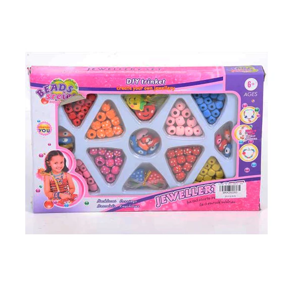 Ékszerkészítő szett pöttyös gyöngyökkel