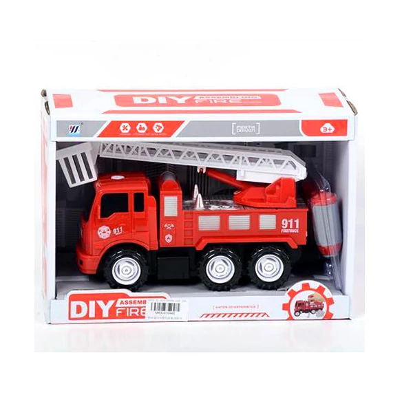 Szerelhető tűzoltóautó emelőkosárral 17cm