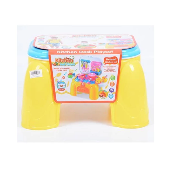 Konyhai készlet hordozható tároló ülőkével