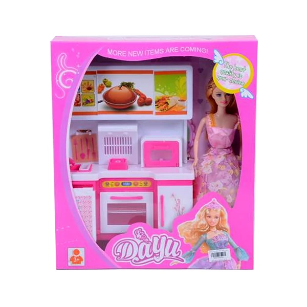 Baba konyhával játékszett