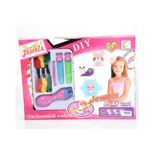 Ékszerkészítő szett fonógéppel és kiegészítőkkel