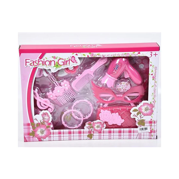 Virágos szépség készlet szemüveggel és fésűvel 10db-os szett
