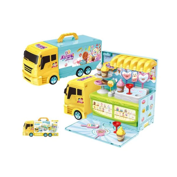 2 az 1-ben nagy desszertes teherkocsi szett