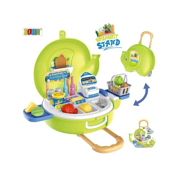 Szupermarket guruló elefántos bőröndben 30db-os