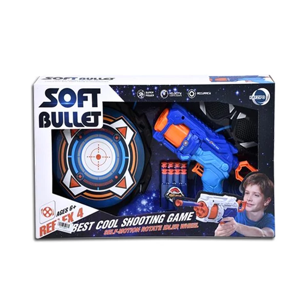 Reflex 4 szivacslövő játék fegyver szett kiegészítőkkel