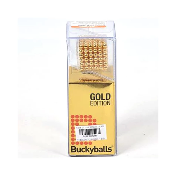 Arany színű mágneses golyók 5mm-es 216db-os