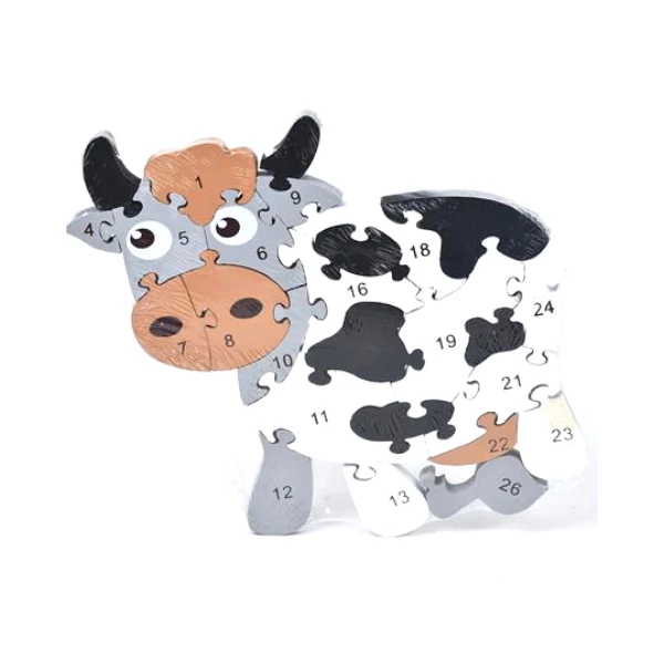 Számos fa oktató bocis puzzle