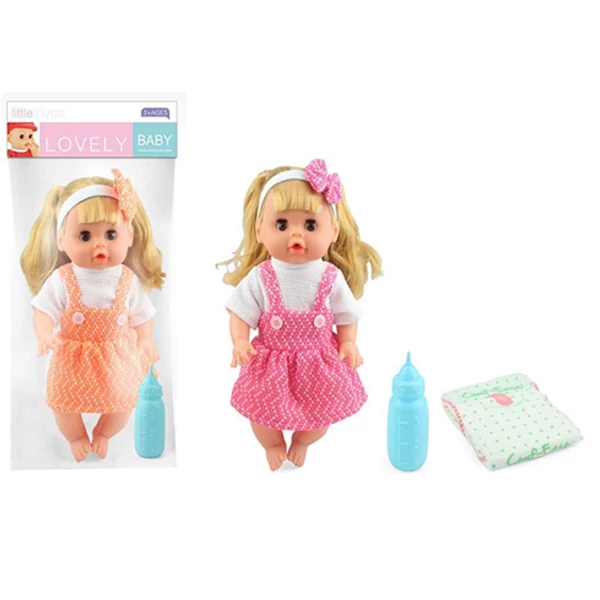 Pisilő baba kiegészítőkkel 30cm