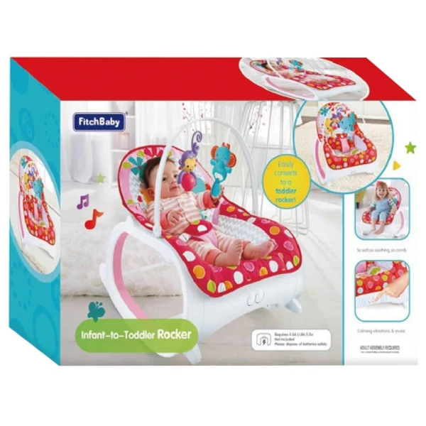 Fitch Baby: 2 az 1-ben babafotel és kisszék hanggal és rezgéssel