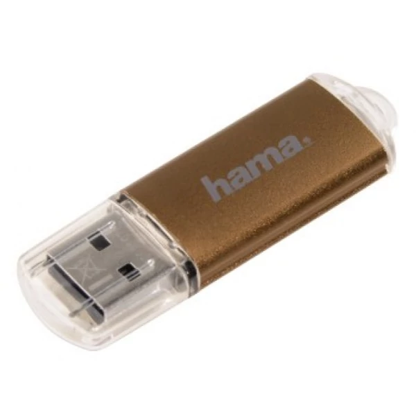 Hama USB 2.0 Laeta pendrive 32GB,10MB/S barna (91076)