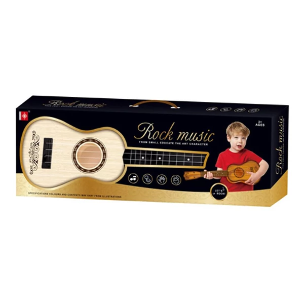 Rock music négy húros gitár