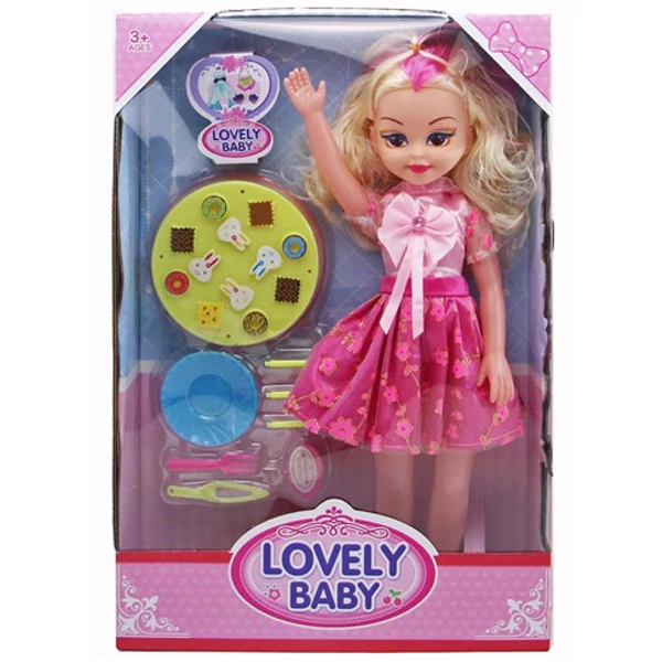 Lovely baba hanggal és konyhai felszereléssel 46cm-es