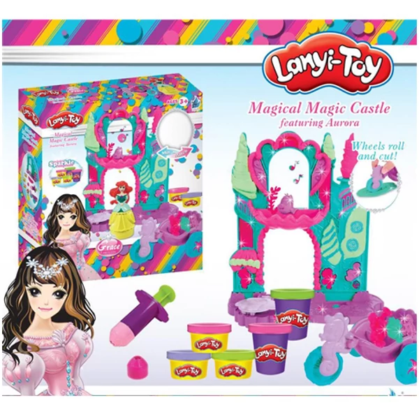 Lanyi-Toy Ariell varázslatos kastélya gyurma szett