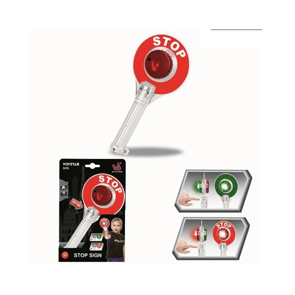 Játék rendőrségi forgalomirányító fénnyel