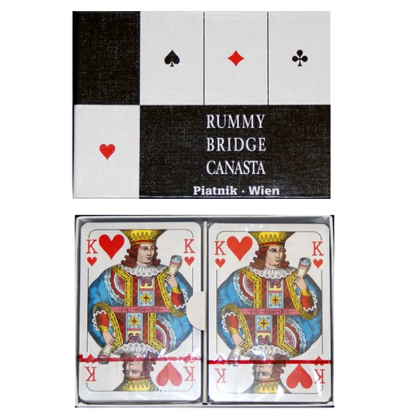 Bécsi standard römikártya 2*55 lap - Piatnik