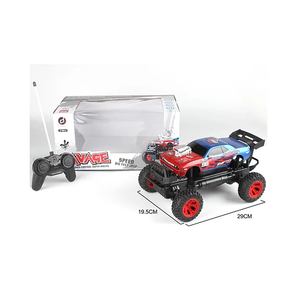 RC Off-Road távirányítós Charger izomautó fénnyel 27 MHz 1/14