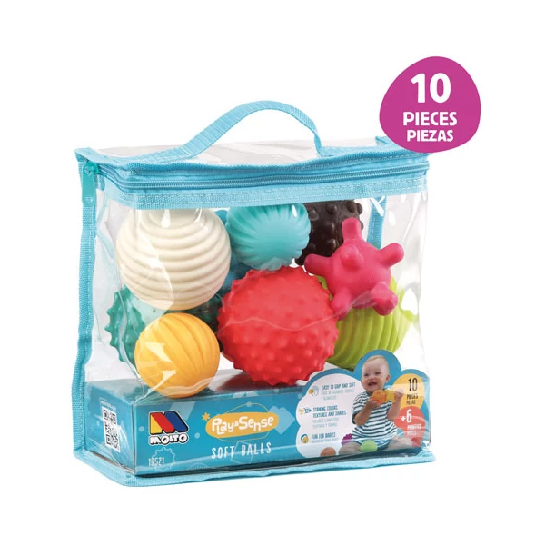Molto: Puha labdák 10 db-os szett