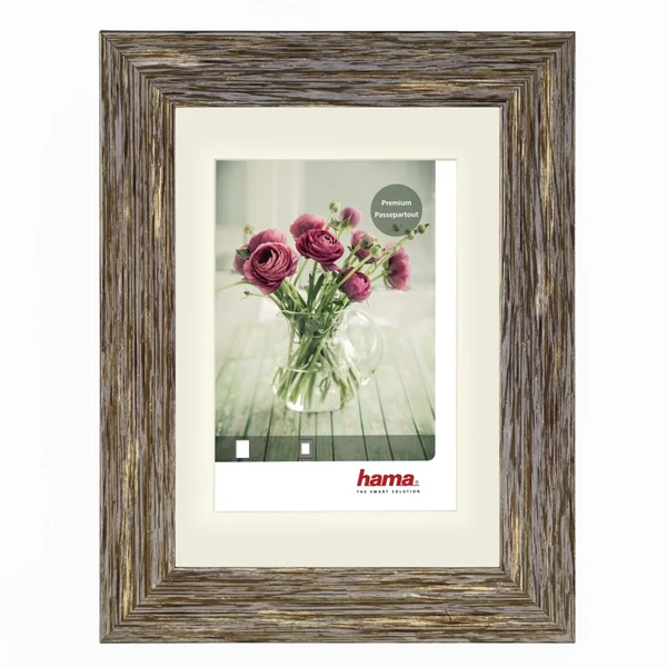 Hama Charlet műanyag kép keret barnásszürke 20X30 (175280)