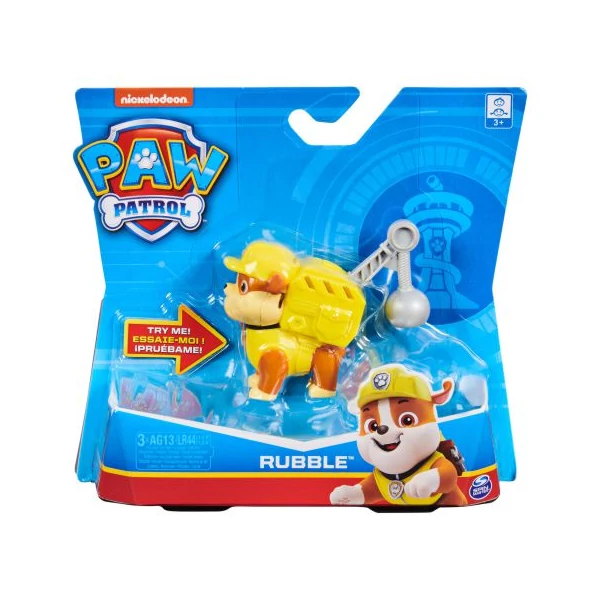 Mancs őrjárat: Action Pack Rubble játékfigura funkcióval - Spin Master