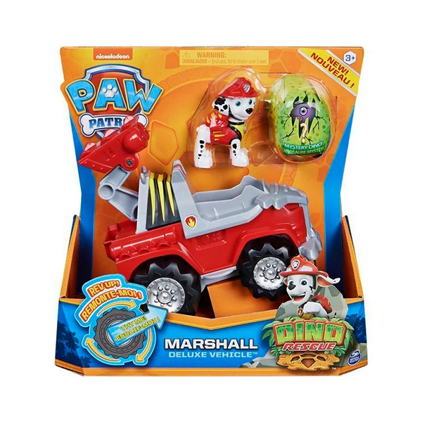 Mancs őrjárat Dino Rescue: Marshall deluxe járművel - Spin Master