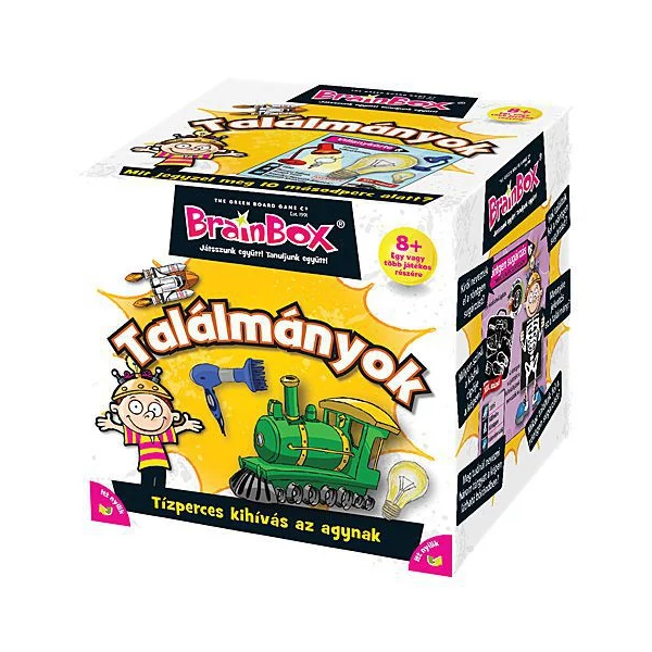 Találmányok társasjáték - Brainbox