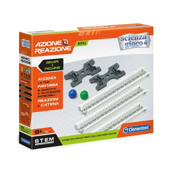 Clementoni: Action & Reaction kiegészítő szett pálya sínnel