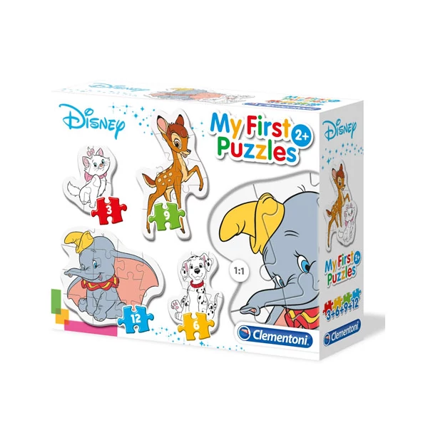 Disney állatok 4 az 1-ben puzzle szett - Clementoni