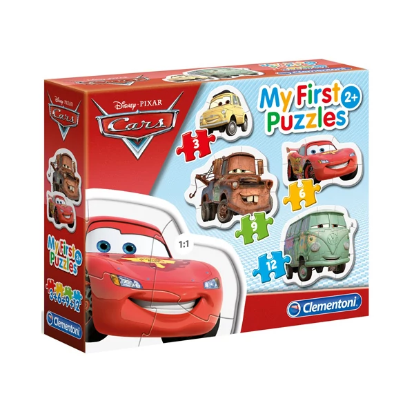 Verdák Supercolor 4 az 1-ben formapuzzle - Clementoni