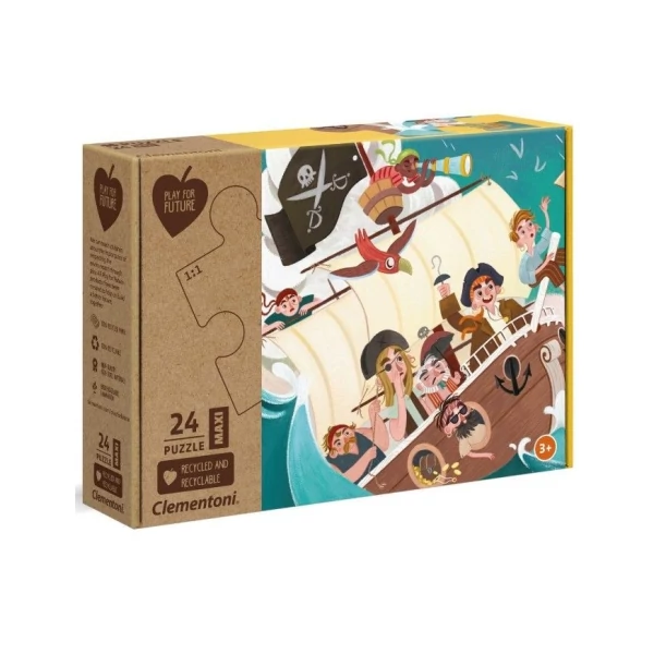 YO HO HO! Kalózok 24db-os Maxi puzzle - Clementoni