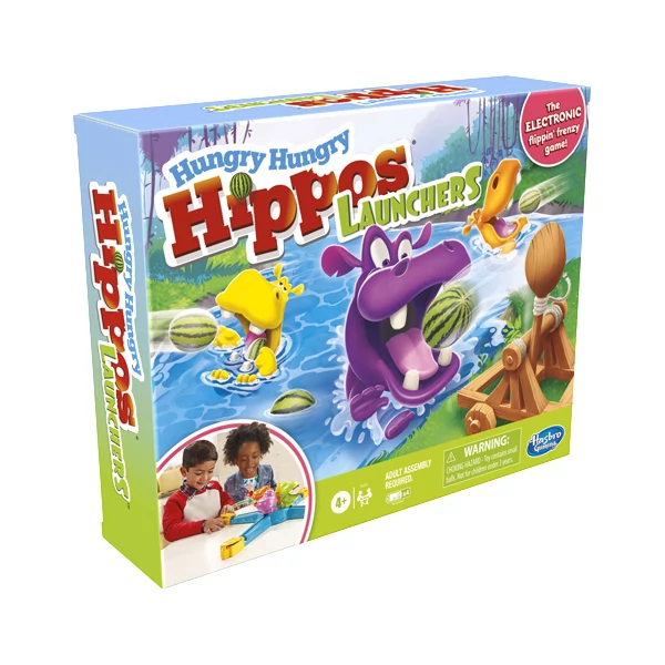 HungryHungry Hippos - Éhes vízilovak társasjáték - Hasbro