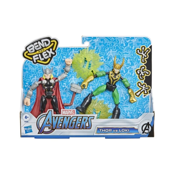 Bosszúállók Bend and Flex Thor vs. Loki figura szett - Hasbro