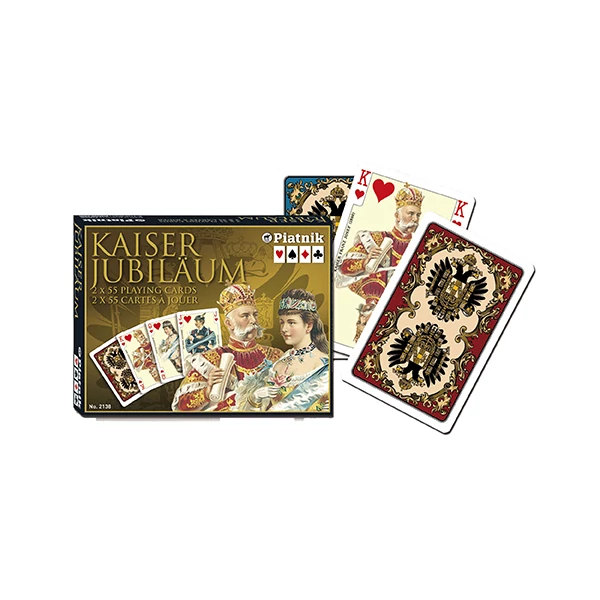 Luxus römi kártya - Kaiser Jubiläum 2x55 lap - Piatnik