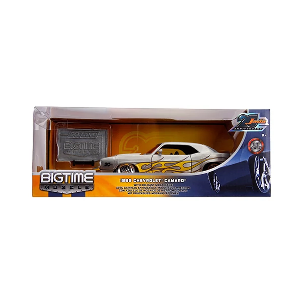 1969 Chevy Camaro fém autómodell 1/24 - Simba Toys