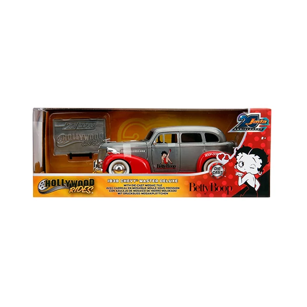 1939 Chevy Master Deluxe fém autómodell 1/24 - Simba Toys