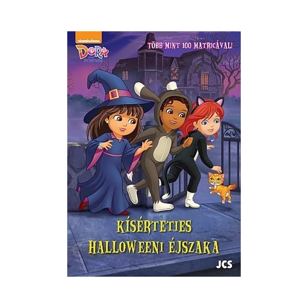 Dóra és barátai: Kísérteties Halloweeni éjszaka matricás mesekönyv