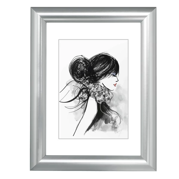 Hama Sofia műanyag kép keret Ezüst, 10x15 (175622)