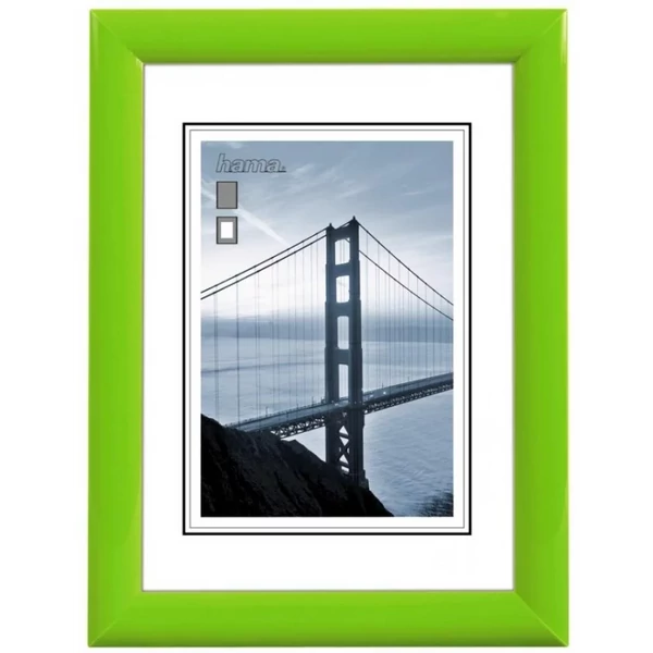 Hama Malaga műanyag kép keret 10x15 zöld (58152)