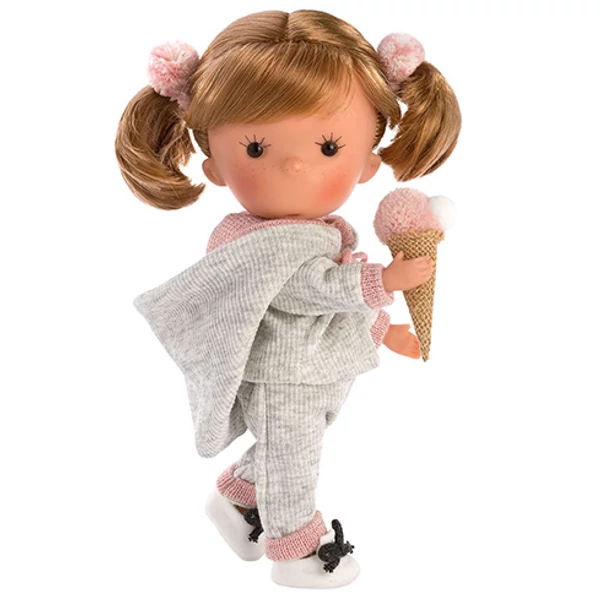 Llorens: Miss Minis Pixi Pink 26cm-es baba fagyival (52606)