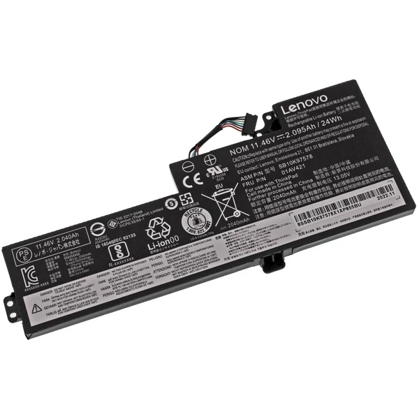 01AV421 11.46V 2095mAh 24Wh gyári új akkumulátor