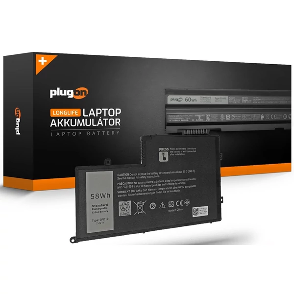 0PD19 7.4V 7600mAh 58Wh akkumulátor