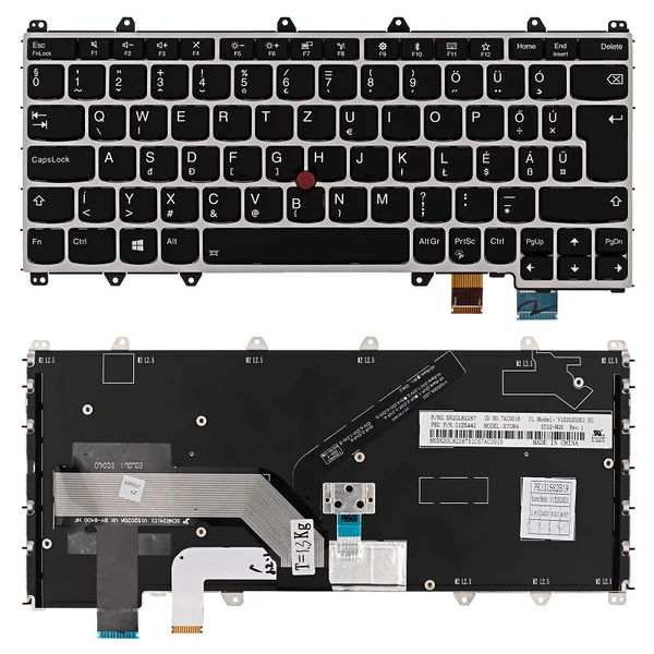 00PA139 gyári új magyar háttérvilágításos laptop billentyűzet