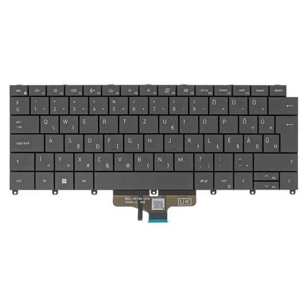 0G0G1T gyári új magyar fekete háttérvilágított billentyűzet