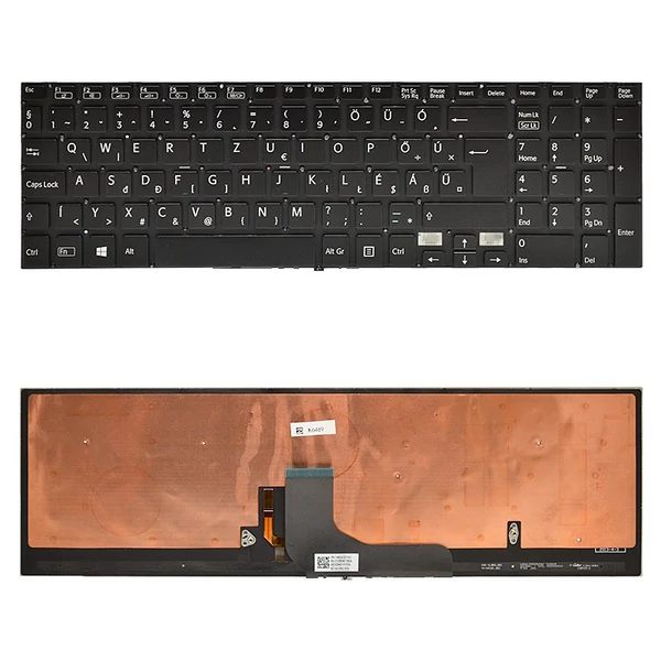 149242321HU gyári új magyar háttérvilágításos laptop billentyűzet