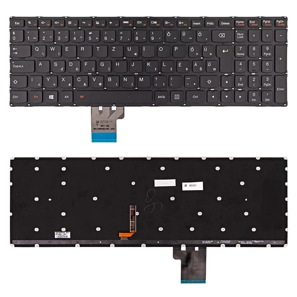 25213201 gyári új magyar háttérvilágításos fekete laptop billentyűzet