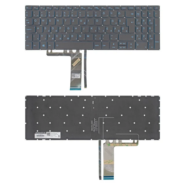 5CB0U42745 gyári új magyar kék háttérvilágításos laptop billentyűzet, keret nélkül