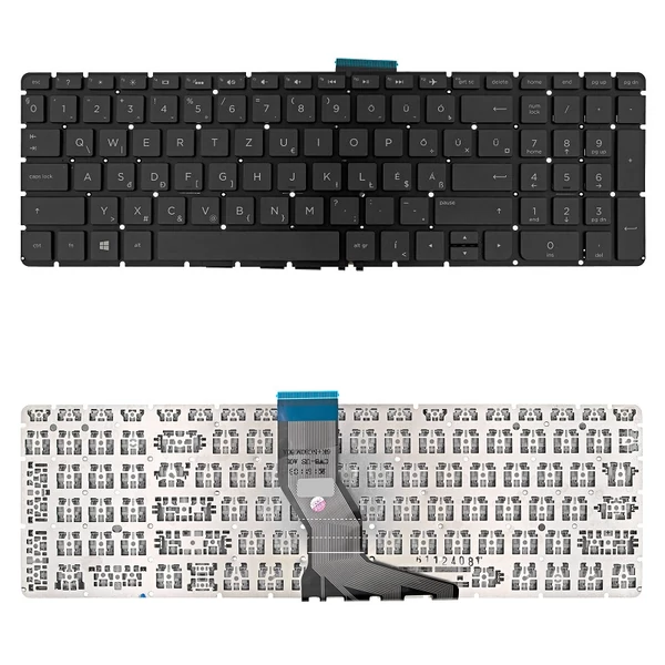 809031-211 gyári új, fekete magyar nyelvű laptop billentyűzet, keret nélkül