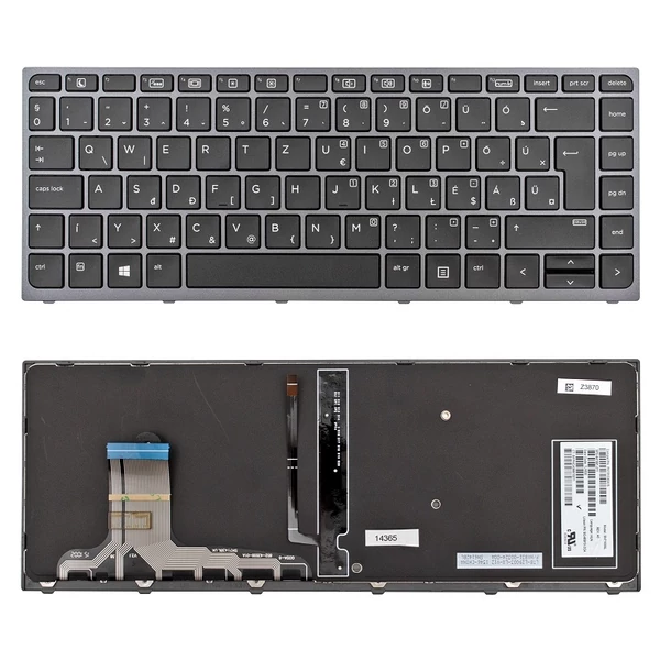 841681-211 gyári új fekete magyar háttérvilágításos laptop billentyűzet